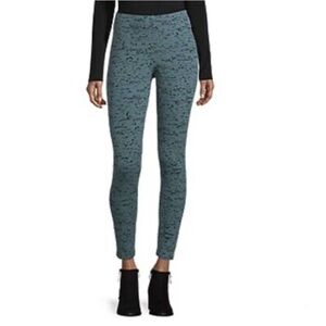 NWT Leggings Blue & Black Print Sz M